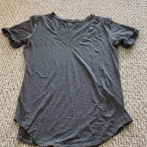 Lululemon Stripped V Neck TShirt